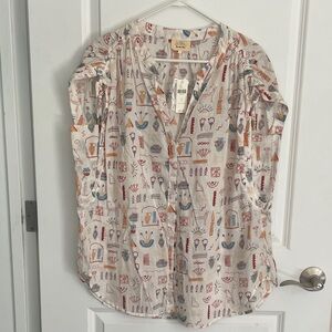 Never worn! Ancient Egypt button-up shirt from Anthro